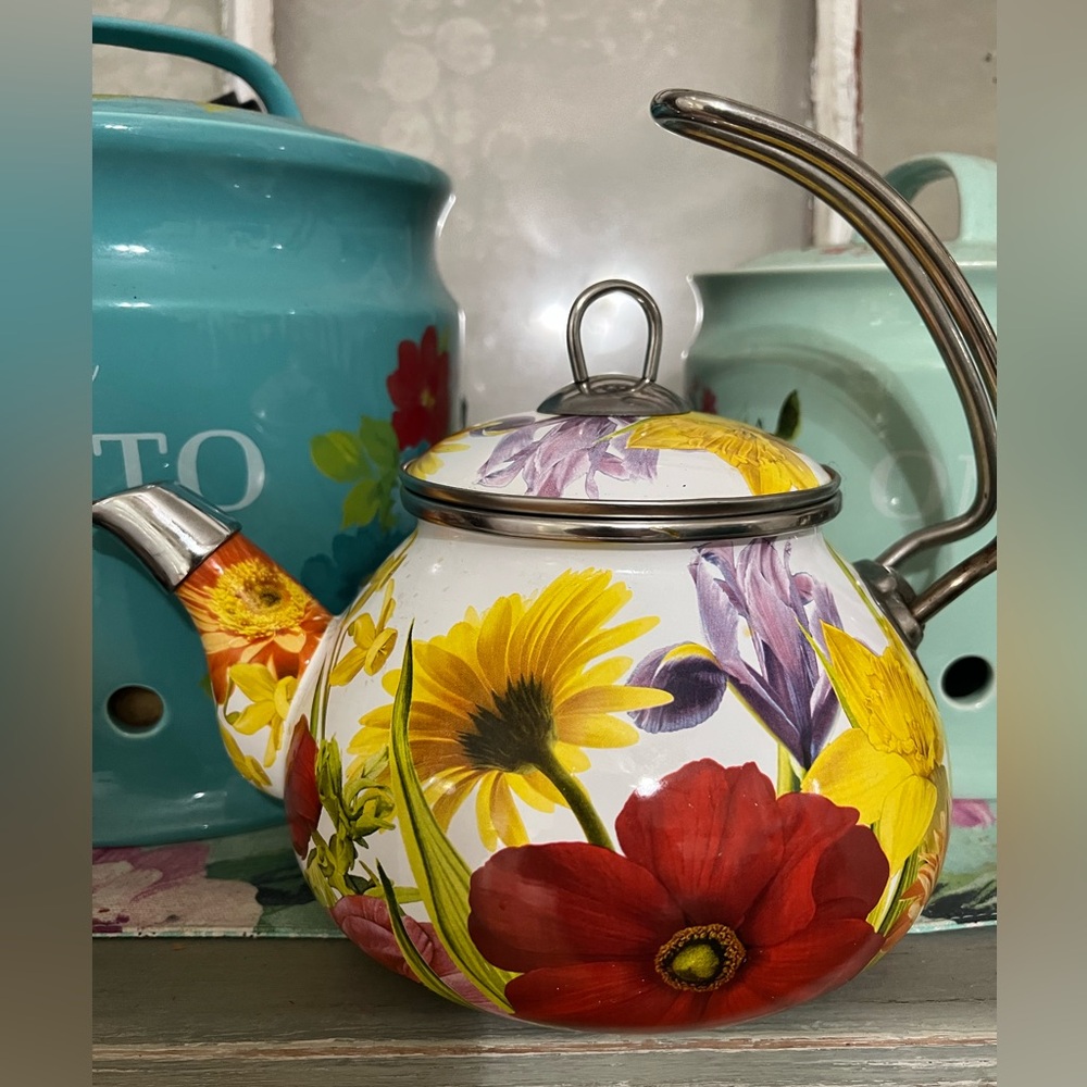 The Pioneer Woman Multicolor Floral Teapot - Picture 3 of 6